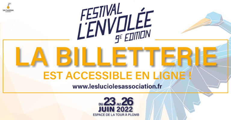 billetterie festival l'envolée ouverte